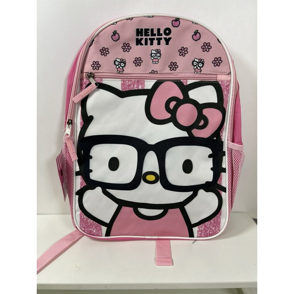 Sanrio Hello Kitty Girls 16" Backpack Pink School Bag Kids NEW 2026